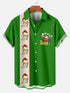 Men's Christmas Funny Graphic Short Sleeve Hawaiian Shirt